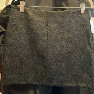 Black skirt with black sequins